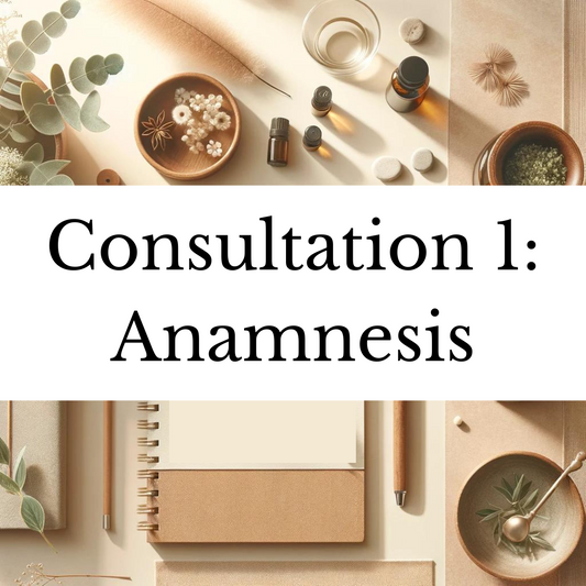 Consulta de Naturopatía 1/3 - Anamnesis - 40 min